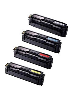 Buy 4-Piece Clt 504s Compatible Toner Cartridge Multicolour in UAE