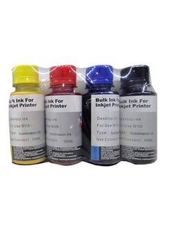 Buy Sublimation Ink Cartridge For Inkjet Printer 100ml Black/Blue/Red in UAE