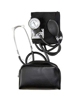 اشتري Manual Home Blood Pressure Monitor Kit With Large Adult Cuff And Stethoscope في السعودية