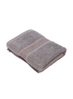 Buy Essential Combed Hand Towel Grey 90 x 50centimeter in Saudi Arabia