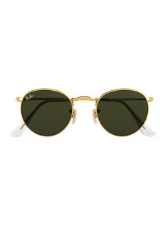 اشتري Men's Polarized Round Metal Sunglasses RB3447 112/51 - Lens Size: 53mm - Gold في الامارات