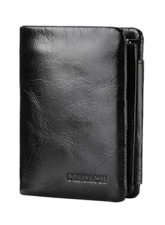 Buy Leather Wallet Black in Saudi Arabia