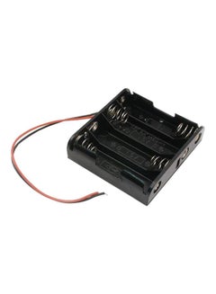 Buy 4x AA Battery Holder Black 57x14x62mm in Saudi Arabia