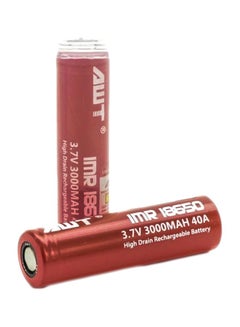 Buy 2-Piece High Drain Rechargeable Battery Set Red/White in UAE