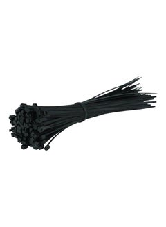 Buy 100-Piece Cable Tie Black 250mm in Egypt