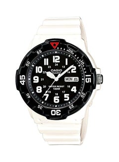 Buy Men's Enticer Analog Watch MRW-200HC-7BVDF - 45 mm - White in UAE