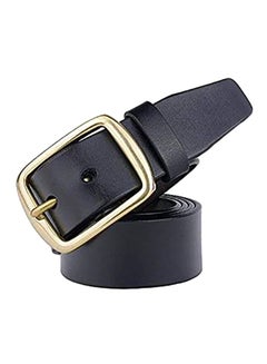 Buy Leather Belt Black in Saudi Arabia
