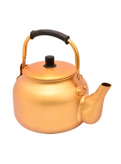 Buy Aluminium Tea Kettle Gold/Black 3Liters in Saudi Arabia