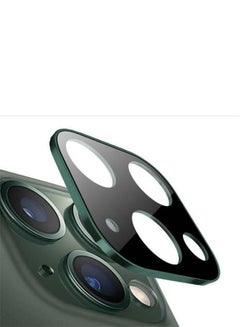 Buy Back Camera Lens Screen Protector For iPhone 11 Pro Black/Green in Saudi Arabia