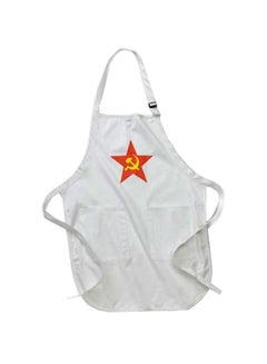 Buy Soviet Star Communism Printed Apron With Pockets Green in Egypt