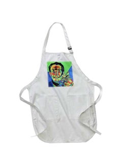 Buy Salvador Dali Abstract Printed Apron With Pockets White 22 x 30inch in Egypt