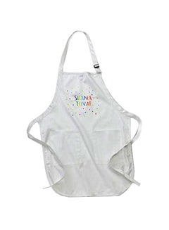 Buy Shana Tova-Rosh Hashanah Greeting For A Happy New Year Printed Apron With Pockets White 22 x 24inch in Egypt