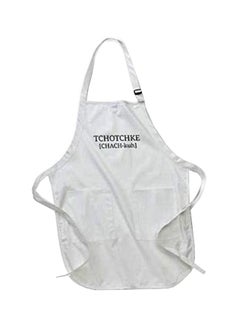 Buy Tchotchke Printed Apron With Pockets White 22 x 30inch in Egypt