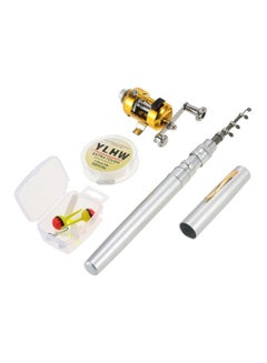 Buy 10-Piece Pen Fishing Rod With Reel Fishing Kit in Saudi Arabia