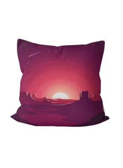 Buy Cushion With Printed Cover polyester Multicolour 40x40cm in Egypt