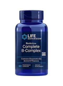 Buy Bio Active Complete B Complex Dietary Supplement - 60 Capsuless in Saudi Arabia