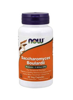 Buy Saccharomyces Boulardii Probiotic Dietary Supplement - 60 Veg Capsules in UAE