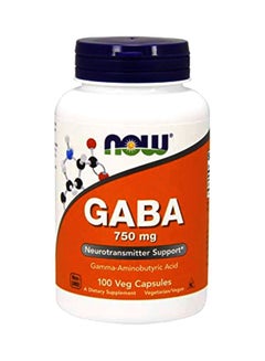 Buy Gaba Dietary Supplement - 100 Veg Capsules in UAE