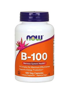 Buy Vitamin B-100 Dietary Supplement - 100 Veg Capsules in Saudi Arabia