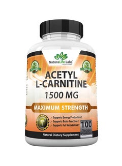 Buy Acetyl L-Carnitine 1500mg - 100 Capsules in Saudi Arabia