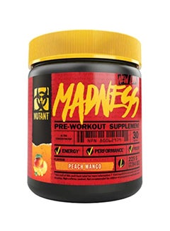 Buy Madness Pre-Workout Supplement - Peach Mango in UAE