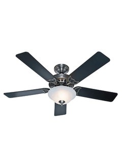Buy The Sonora Antique Pewter Ceiling Fan With Bowl Light B00E9SRMHS Black/White in UAE