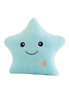 Buy Plush Stars Shaped Pillow Cotton Blend Blue 40centimeter in UAE