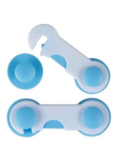 Buy Baby Safety Cabinet Lock (Set Of 4 Pcs, Blue) in UAE