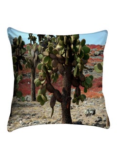 Buy Printed Pillow Cover Polyester Multicolour 40x40cm in Egypt