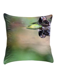 Buy Printed Pillow Cover Polyester Multicolour 40x40cm in Egypt