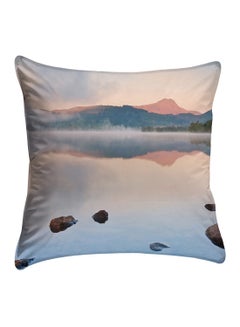 Buy Printed Pillow Cover Polyester Multicolour 40x40cm in Egypt