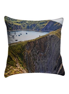 Buy Printed Pillow Cover polyester Multicolour 40x40cm in Egypt