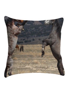 Buy Printed Pillow Cover polyester Multicolour 40x40cm in Egypt