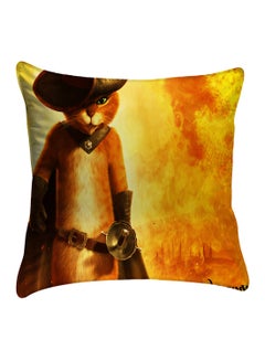 Buy Printed Pillow Cover Polyester Multicolour 40x40cm in Egypt