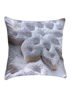 Buy Printed Pillow Cover polyester White 40x40cm in Egypt