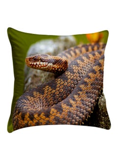 Buy Printed Pillow Cover Polyester Multicolour 40x40cm in Egypt