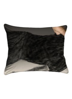 Buy Printed Pillow Cover Polyester Multicolour 40x60cm in Egypt