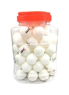 Buy 60-Piece Plastic Table Tennis Ball in UAE