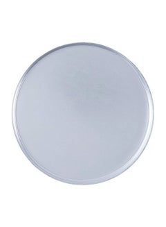 Buy 3-Piece Round Basbuosa Tray With Lids Silver 12inch in UAE
