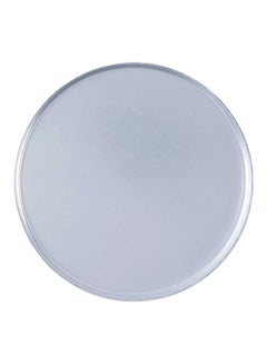 Buy Round Aluminium Cake Tray With Lid Silver 330mm in UAE