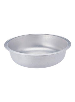 Buy Aluminum Basin Silver 40cm in UAE