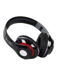 Buy Wireless Over-Ear Stereo Headset With Mic Black/Red in Saudi Arabia