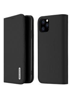 Buy Protective Flip Case Cover With Card Slot For Apple iPhone 11 Pro Max Black in UAE