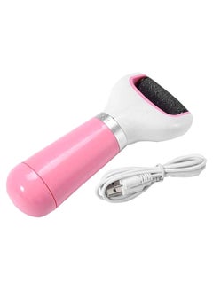 Buy Rechargeable Foot File Callus Remover Pink 9inch in Saudi Arabia