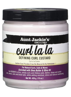 Buy Curl La La Defining Curl Custard Hair Cream Pink in UAE