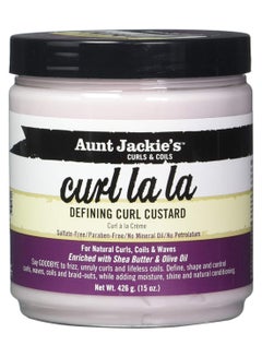 Buy Curl La La Defining Curl Custard Hair Cream Pink 426inch in UAE