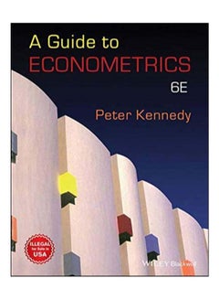 اشتري Guide To Econometrics paperback english - 10-Jul-05 في مصر