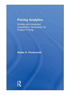 اشتري Pricing Analytics hardcover english - 2-Jun-18 في مصر