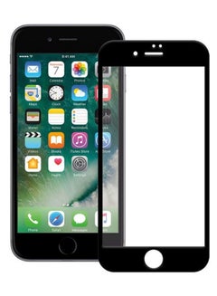 Buy Tempered Glass Screen Protector For Apple iPhone 7 Plus Black/Clear in UAE