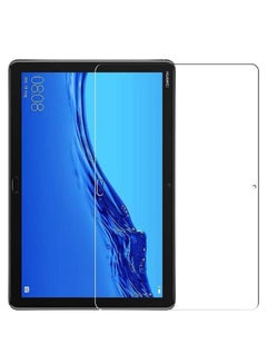Buy Tempered Glass Screen Protector For Huawei MediaPad M5 Lite Clear in UAE